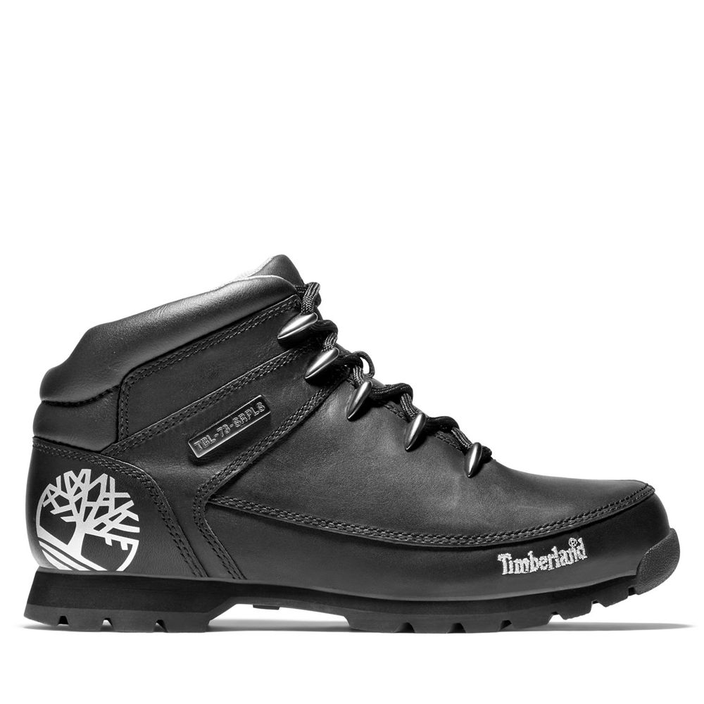 Timberland Παπούτσια Πεζοπορίας Ανδρικα Μαυρα - Euro Sprint - Greece 8524197-HV